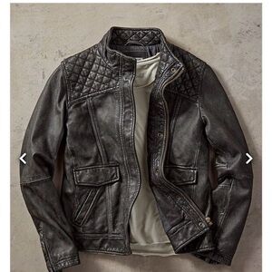 Women’s Carbon2Cobalt leather jacket